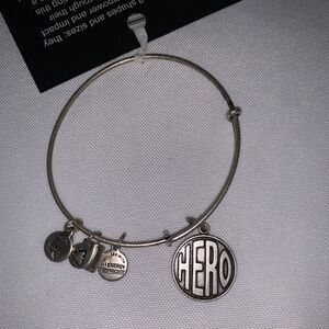 NEW Alex and Ani Charity by Design Hero Bracelet - Silver Toned Adjustable Size